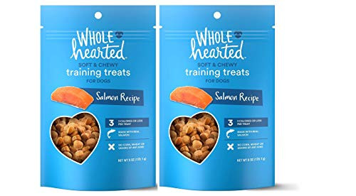 WholeHearted Grain Free Soft and Chewy Dog Training Treats -Salmon  2-6 oz-