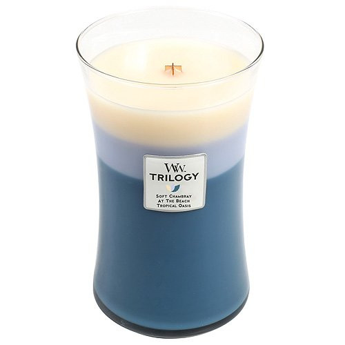 WoodWick 93954 Beachfront Cottage Trilogy  Candle  21-5 Ounce