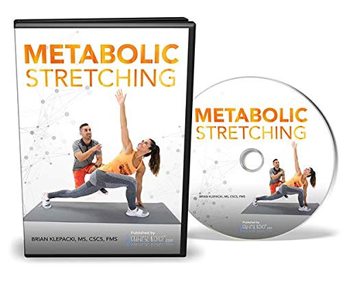 CRITICAL BENCH-COM Metabolic Stretching Workout DVD - Improve Flexibility  Increase Mobility  and Burn Body Fat with Dynamic  Low Impact  at Home Exer