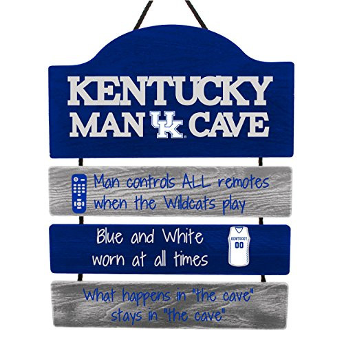FOCO Kentucky Wildcats NCAA Mancave Team Logo Man Cave Hanging Wall Sign