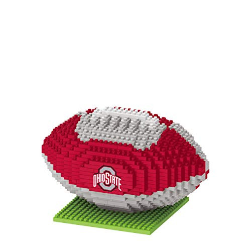 FOCO Ohio State Buckeyes NCAA 3D BRXLZ Football FOCO Ohio State Buckeyes NCAA 3D BRXLZ Football