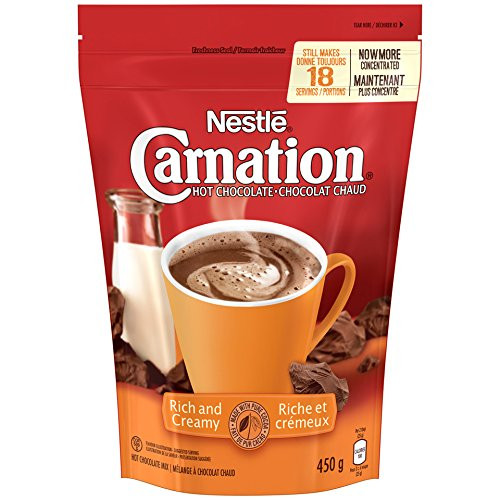 Nestle Carnation Rich and Creamy Hot Chocolate Mix  450g -Imported from Canada-