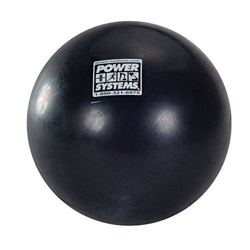 Power Systems Myo-Therapy Ball for Myofascial Release Therapy  8-Inch Ball  Black -80688-