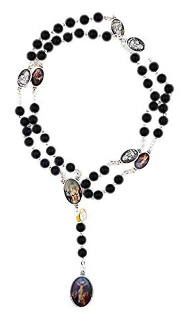 Venerare Seven Sorrows Rosary Chaplet - Traditional Catholic Devotion - Hand Made in Italy - Comes with Explanatory Brochure with All Prayers - Makes Venerare Seven Sorrows Rosary Chaplet - Traditional Catholic Devotion - Hand Made in Italy - Comes with Explanatory Brochure with All Prayers - Makes