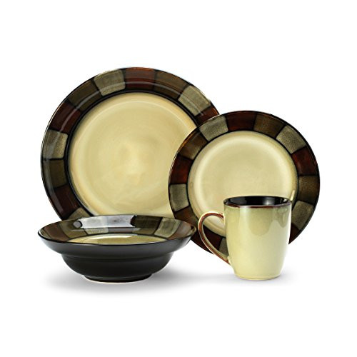 Pfaltzgraff Taos 16-Piece Stoneware Dinnerware Set, Service for 4