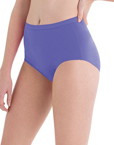 Hanes Womens 6 Pack Cotton Brief  White -Bonus -2-  8