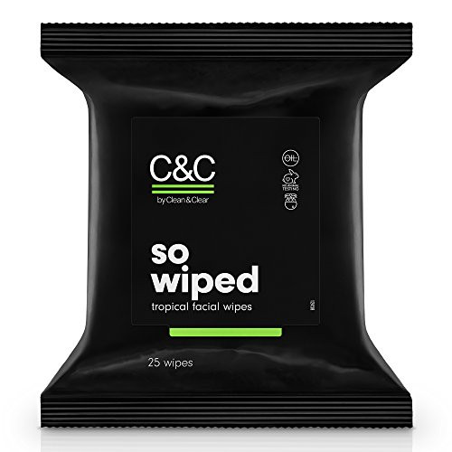 CandC by Clean and Clear so wiped tropical face wipes 25 wipes -25 Count-