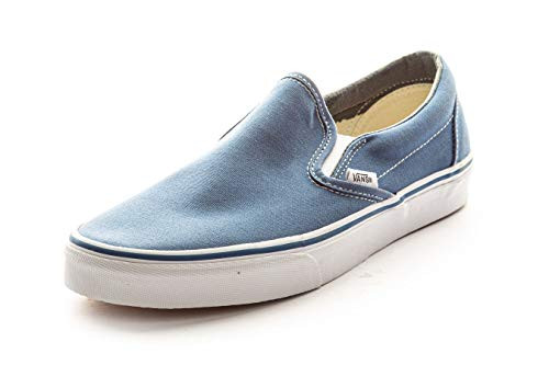 Vans Mens VANS CLASSIC SLIP ON SKATE SHOES Men 6-5 Women 8 -NAVY-