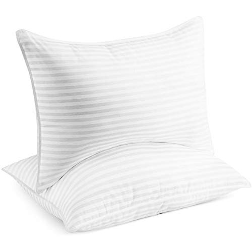 Beckham Hotel Collection Gel Pillow -2-Pack- - Luxury Plush Gel Pillow - Dust Mite Resistant and Hypoallergenic - Queen