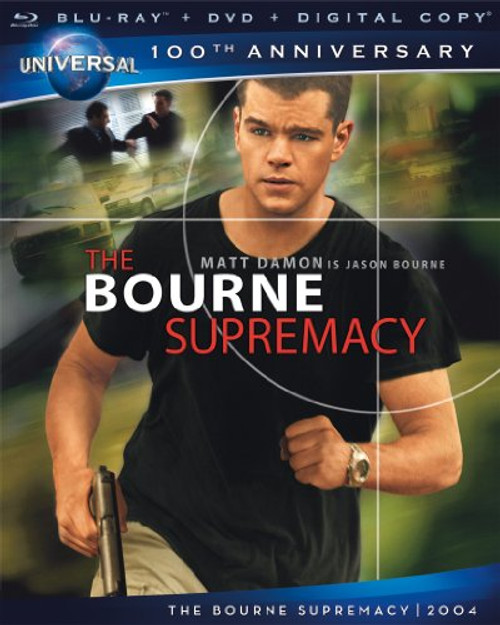 The Bourne Supremacy -Blu-ray - DVD - Digital Copy- -Universals 100th Anniversary-