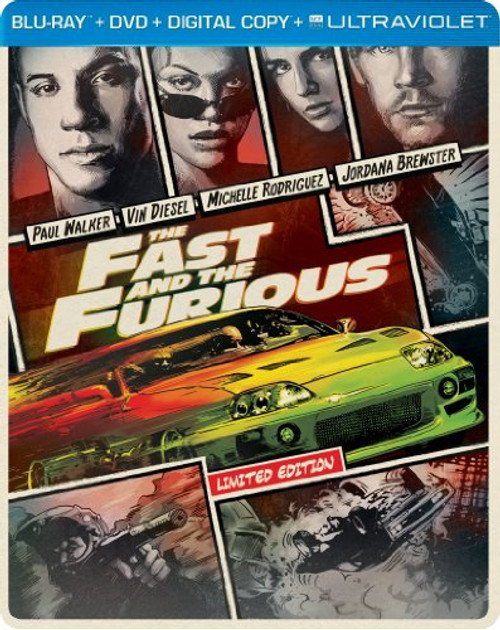 The Fast and the Furious -Steelbook- -Blu-ray - DVD - DIGITAL with UltraViolet- The Fast and the Furious -Steelbook- -Blu-ray - DVD - DIGITAL with UltraViolet-