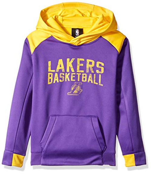 NBA by Outerstuff NBA Kids and Youth Boys Los Angeles Lakers Off The Court Performance Pullover Hoodie Regal Purple Kids Large-7- NBA by Outerstuff NBA Kids and Youth Boys Los Angeles Lakers Off The Court Performance Pullover Hoodie Regal Purple Kids Large-7-