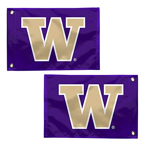 Wincraft Washington Huskies 12-5 x 18 Boat Flag Golf Cart Flag Wincraft Washington Huskies 12-5 x 18 Boat Flag Golf Cart Flag