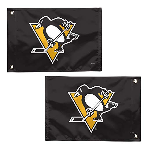 WinCraft Pittsburgh Penguins 12-5 x 18 Boat Flag Golf Cart Flag WinCraft Pittsburgh Penguins 12-5 x 18 Boat Flag Golf Cart Flag