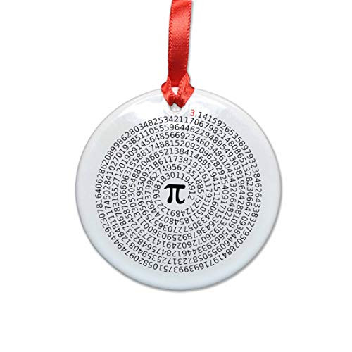 Value of Pi Ceramic Ornament