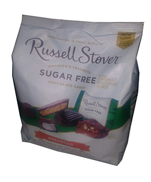 Russell Stover Sugar-Free Chocolate Candy Assortment Sampler 19-9 Ounce Bag