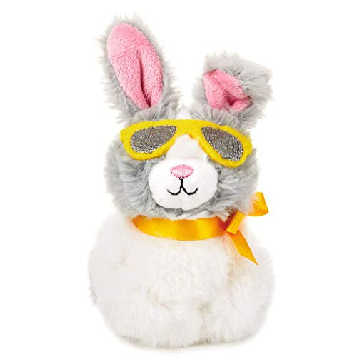 HMK Zip Along Bunny with Sunglasses Stuffed Animal
