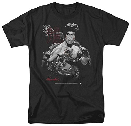 The Dragon -- Bruce Lee Adult T-Shirt  Medium