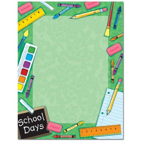 100 Back To School Stationery Sheets