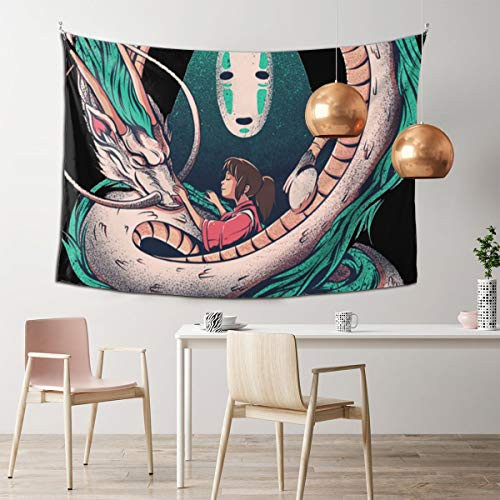 Spirited Away Art Studio Ghibli Tapestry Decoration Wall Hanging for Bedroom Living Room Dorm Home 6040