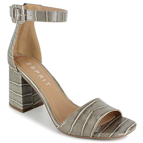 Esprit womens Baylee Heeled Sandal  Grey  9 US