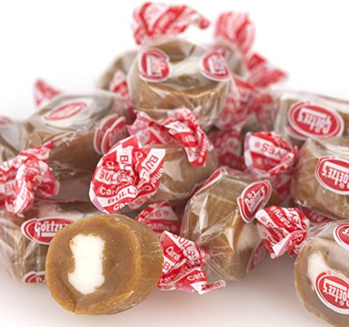 Goetze Old-Fashioned Caramel Creams Candy  12 Oz- Bag -Pack of 2-