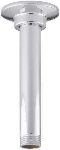 KOHLER K-7394-CP 6-Inch Ceiling Mount Showerarm, Polished Chrome