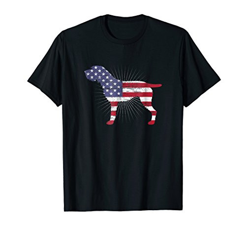 German Wirehaired Pointer American Flag Patriotic Dog Owner
