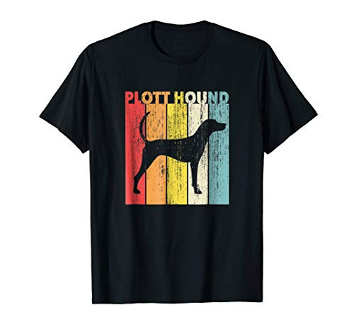 Plott Hound Vintage T-Shirt Dog Retro Style Gift