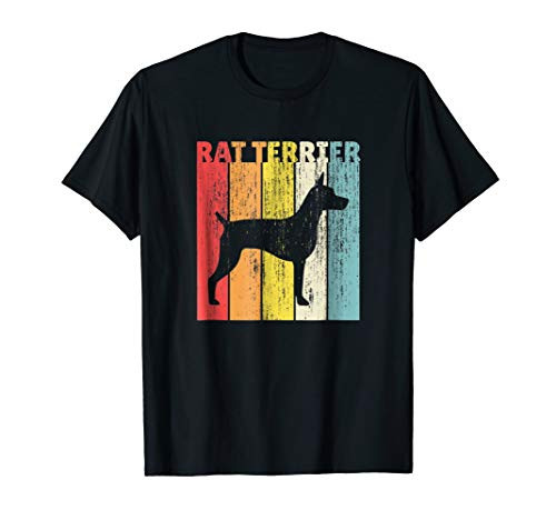 Rat Terrier Vintage T-Shirt Dog Retro Style Gift