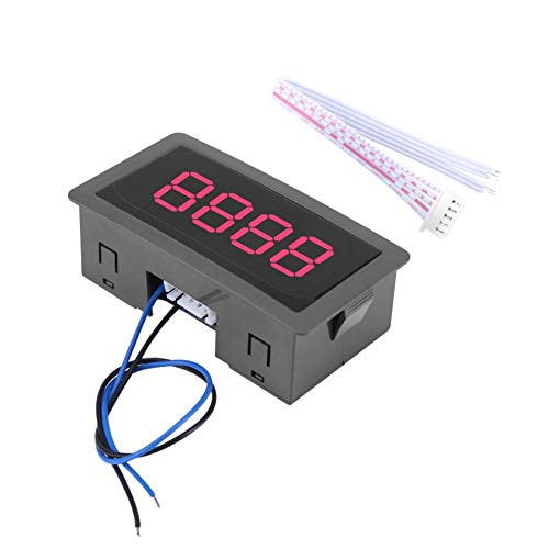 DC 8-24V Digital LED Counter Panel Meter  4 Digit Up-Down Panel Counter Meter  Plus-Minus Counter Panel Totalizer 0-9999 -Red-