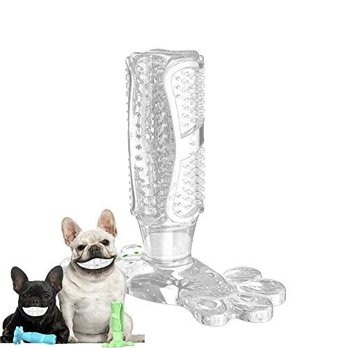 CHPOO Dog Chew Toothbrush Teeth Stick Toothbrush Cleaning Toys Pet Dental Oral Care Natural Rubber Bite Resistant Chew Dog Toys -L 8-Transparent L- CHPOO Dog Chew Toothbrush Teeth Stick Toothbrush Cleaning Toys Pet Dental Oral Care Natural Rubber Bite Resistant Chew Dog Toys -L 8-Transparent L-