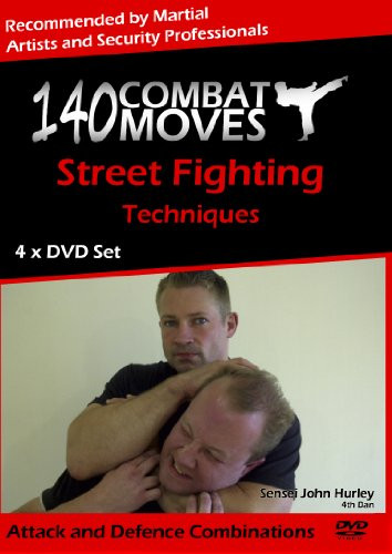 140 Combat Moves  4 x DVD Self Defence Home Study Course -NTSC-