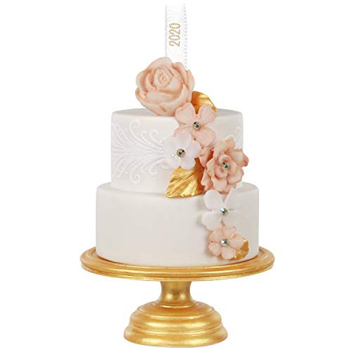 Hallmark Keepsake Christmas Ornament 2020 Year Dated A Slice of Love Wedding Cake Porcelain Hallmark Keepsake Christmas Ornament 2020 Year Dated A Slice of Love Wedding Cake Porcelain