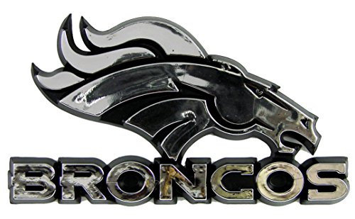 Football Fanatics NFL Denver Broncos Auto Emblem - Silver