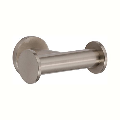 Ginger 4610D/SN Kubic Double Robe Hook, Satin Nickel