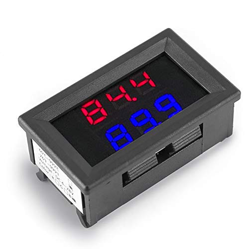 Dual Digital Fahrenheit LED Display Thermometer K-Type Thermocouple High Temperature Tester