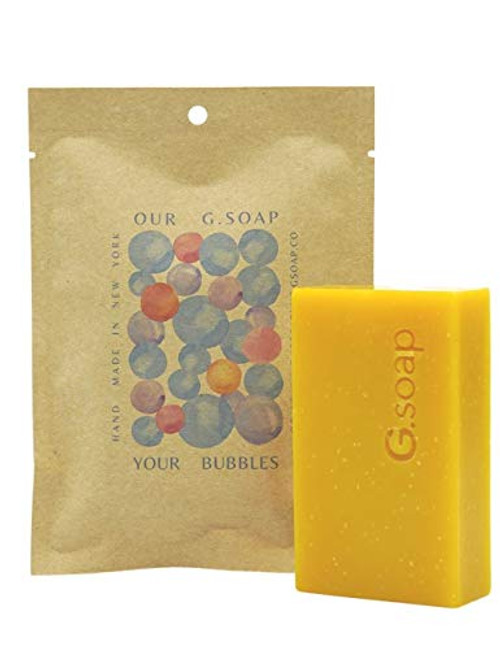 Citrus-Eucalyptus Soap Bar 002 - Non-Drying Formula  Natural  Vegan -100 Compostable packaging and Zero Waste - 5 oz