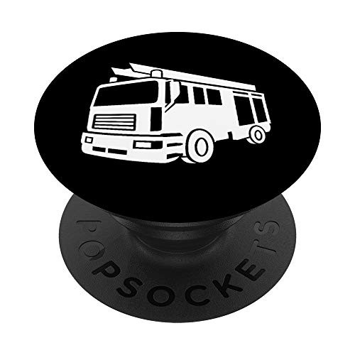 Fire engine truck PopSockets Grip and Stand for Phones and Tablets