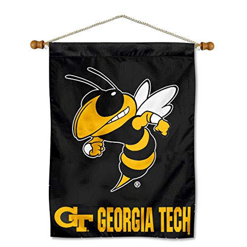 Georgia Tech Yellow Jackets Banner with Hanging Pole