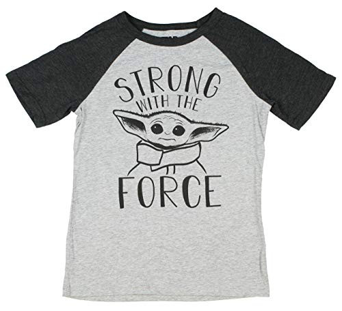Star Wars Boys Baby Yoda The Child Strong With The Force T-Shirt  8