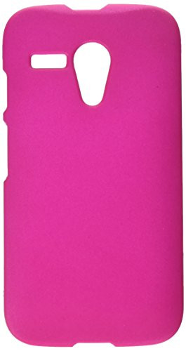 Eagle Cell Rubber Protector Case for Motorola G - Retail Packaging - Hot Pink