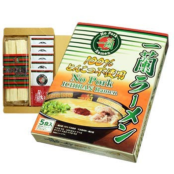 Japanese populer Ramen ICHIRAN instant noodles tonkotsu taste -100 tonkotsu-free - - 5 meal