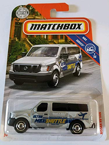 Matchbox 2019 Basic Mainline MBX Service - Nissan NV Van -Airport Shuttle-