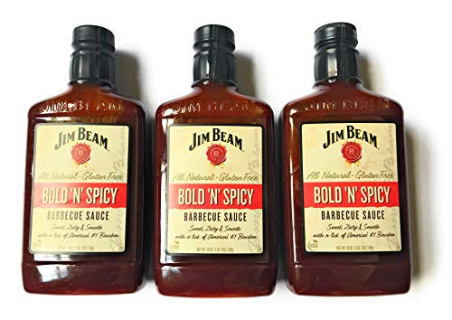 Jim Beam Bold N Spicy BBQ Sauce - 2 Packs of Bold and Spicy Jim Beam Barbecue Sauce -2-