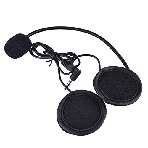 QSPORTPEAK Microphone Headphone Hard Cable Headset Accessory for New V6-V4 Motorcycle Helmet Bluetooth Interphone Motorbike Intercom