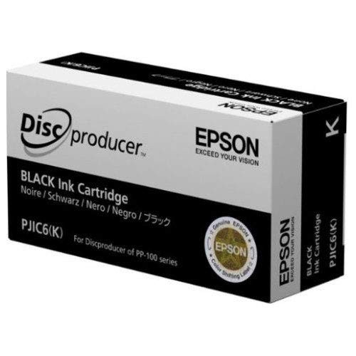 PJIC6-C13S020452 Ink Cartridge -Black  1-Pack- Compatible with Epson DiscProducer PP-100 in Retail Packaging