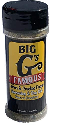 Lemon and Cracked Pepper Seasoning and Dry Rub  Award Winning  Special Blend of Herbs and Spices  Great on Everything Grilling  Smoking  Roasting  Cooking