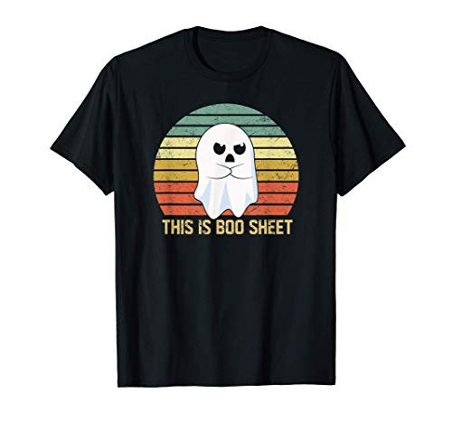 This Is Boo Sheet Shit - Funny Ghost Halloween Costume Gift T-Shirt