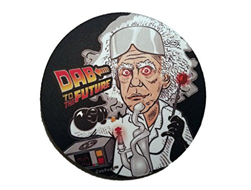 5 Dab To The Future Round Dab Mat-Pad